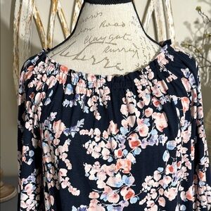 J. Jill Blue and Pink Women’s Top